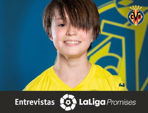 Charlamos con Aleix Ferrer, del Villarreal, antes de LaLiga Promises Gran Canaria 2022